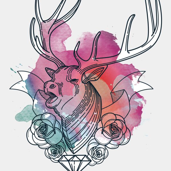 Geometric Stag Thumbnail